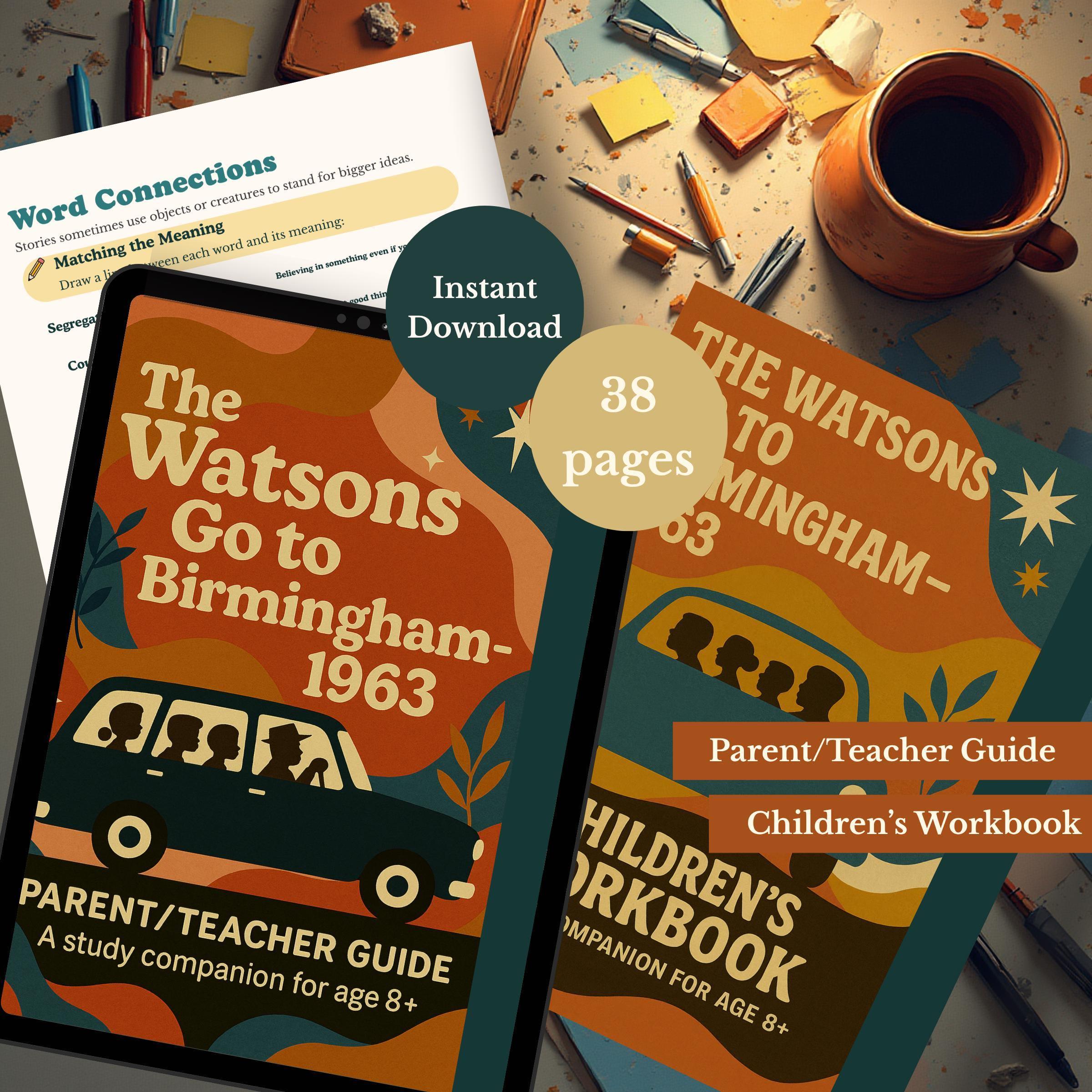 The Watsons Go to Birmingham - 1963 Literature Studie & Arbeitsbuch Set