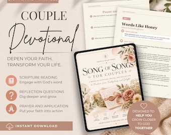 Devocional para parejas del Cantar de los Cantares (6 semanas) en formato PDF imprimible