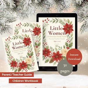 Little Women Christmas Study Guide: Homeschool Advent Curriculum (PDF)