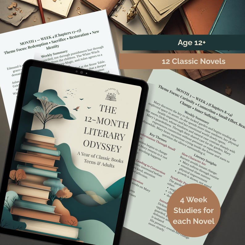 The 12-Month Literary Odyssey for Teens & Adults