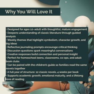 The 12-Month Literary Odyssey for Teens & Adults