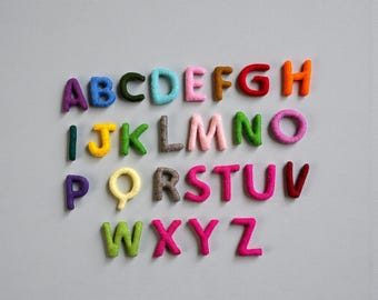 Custom Felt Name Garland Bunting, Pastel Nursery Banner, Baby Room & Kids Decor