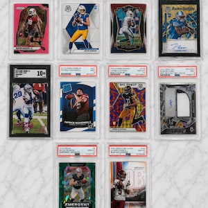 graded football cards for sale Amazon.com: PSA Football Graded Card Mystery Pack | PSA Graded Football Card + 1 Sealed Pack of Cards | Grade 8+ Guaranteed
