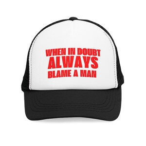Fun Statement Mesh Cap - Trucker Hat for Outdoor Events, Casual Wear, Gift for Her, Humorous Fashion