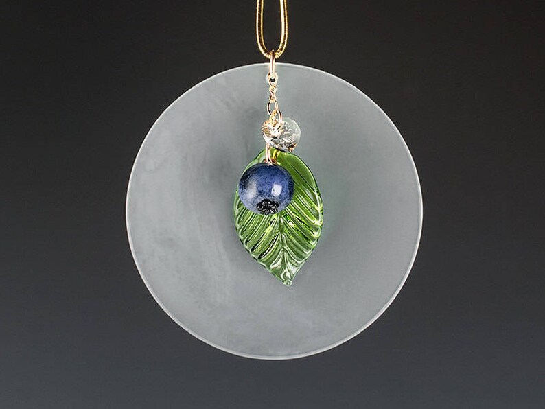 Blueberry Christmas Ornament 