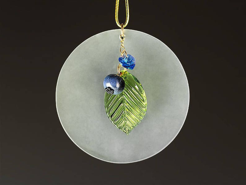 Blueberry Christmas Ornament 