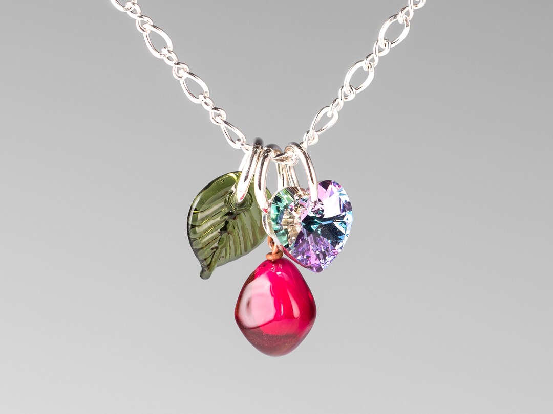 Buy Pregnancy Celebration Necklace, Weeks, Glass Pomegranate