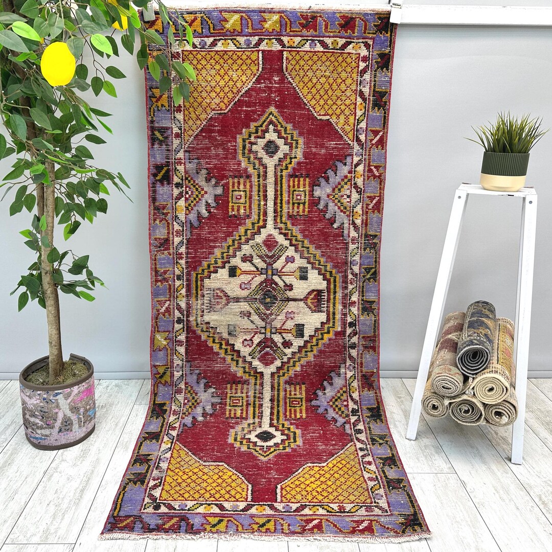 2x6 Kitchen Hallway Rug , 2x6 Vintage Area Rug, Handmade Entryway Rug ...
