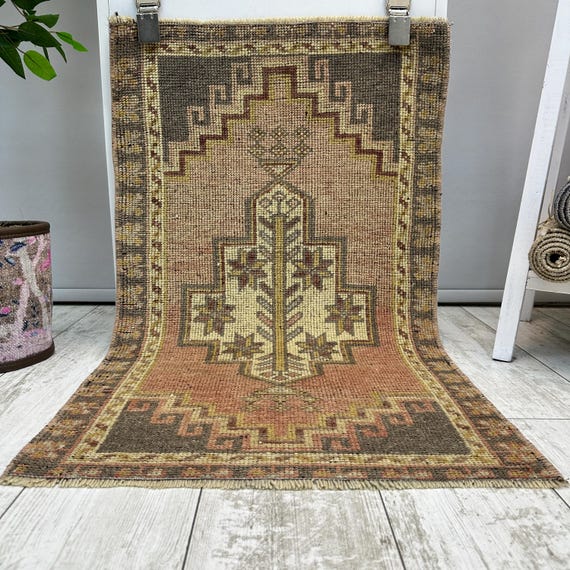 ＊ヴィンテージラグ トルコラグ スモールラグ Vintage rug 09＊ ヴィンテージラグ トルコラグ スモールラグ Vintage rug 09＊