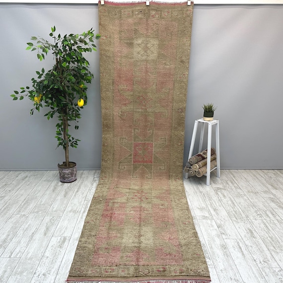 Rosa Küchenteppich 100x300, Wollteppich, Boho Teppich 100x300, Boho Teppich 90x300, Boho Teppich 100x300, Boho Teppich 100x300, Boho Teppich im Eingangsbereich, Flur, Korridor, Korridor