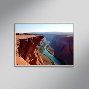 Stunning Grand Canyon Wall Art, Scenic Landscape Photography Print, Nature Lover&#39;s Decor, Perfect Gift for Home Office Decor