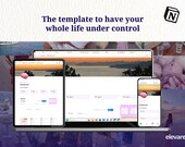 Notion Dashboard Template | Your all-in-one digital life lanner & habit tracker- ITA and ENG