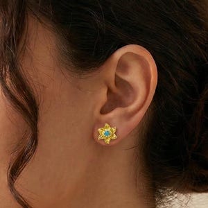 Custom Circle Monogram Earrings, Sterling Silver Initials Studs