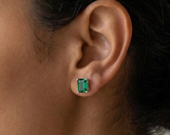 Custom Initial 925 Sterling Silver Stud Earrings: Personalized Monogram