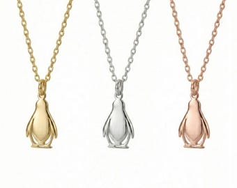 But Why Nihilist Penguin, Lonely Penguin Necklace, Still Walking!, Popular Animal Lovers Jewelry