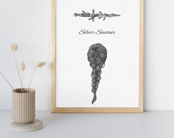 Powerless Poster, A3 Poster, Digital Poster, Digital Download, Book Wall Art, Digital Wall Art, Wall Art, Wall Decor, Booktok, Romantasy