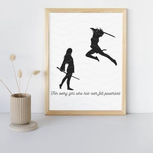 Machteloos poster, A3-poster, digitale poster, boek, TOG, kunst aan de muur, digitale muurkunst, kunst aan de muur, wanddecoratie, boekenlegger, romantiek