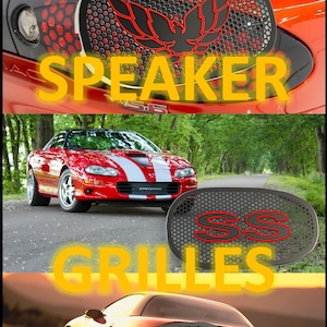 Speaker Grilles for Hatch 93 - 02 Camaro Firebird Trans Am