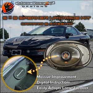 6×8 Speaker Upgrade Kit Camaro Firebird Trans Am Chevy Pontiac 1993 2002 4th Gen F-body