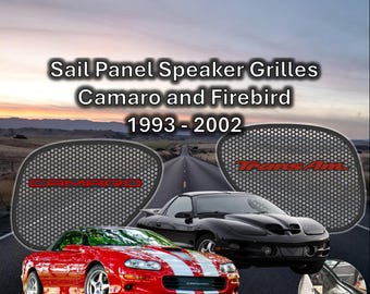 Camaro Firebird Sail Panel Speaker Grilles Grills Covers 1993 - 2002 Pontiac Trans Am Chevy