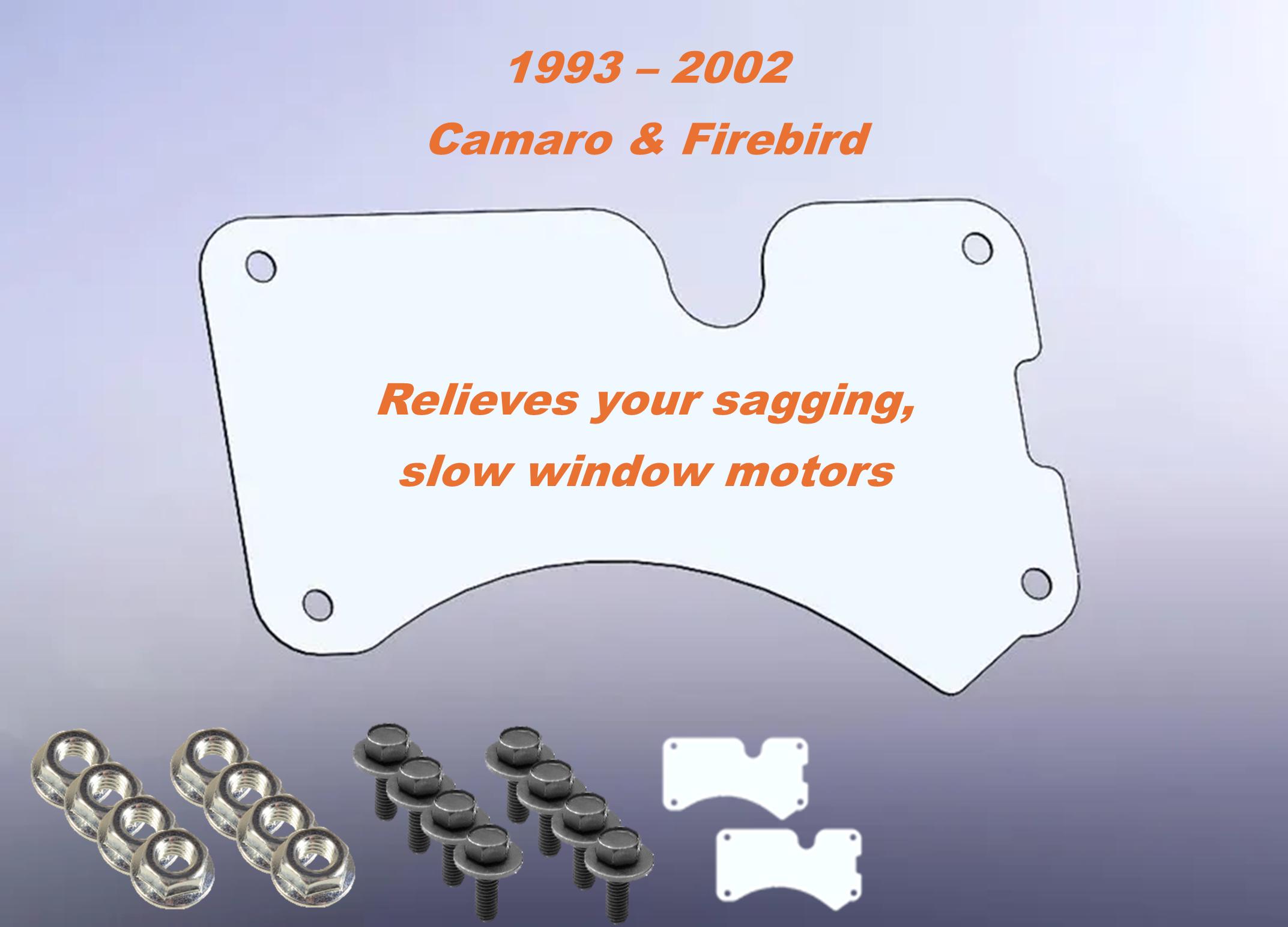 1993-2002 Camaro/Firebird Outer Door Window Felt Strips Belt