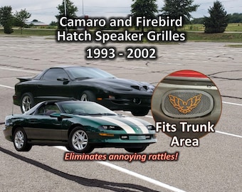Speaker Grilles 1993 2002 Hatch Trunk Area - Eliminates Rattles, Easy Install Camaro Firebird