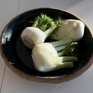 Serving Platter Black Large Modern Farmhouse Ceramic Contemporary Kitchen Decor Handmade Pottery Restaurant