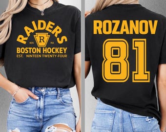 Ilya Rozanov #81 Boston Raiders Hockey Shirt, Heated Rivalry Merch Hoodie