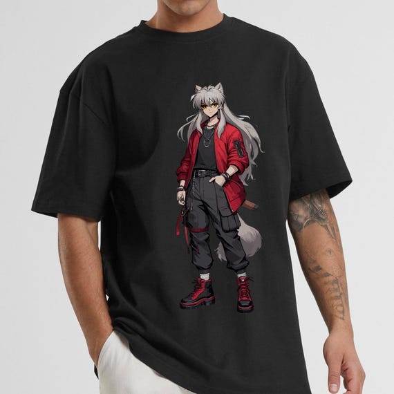 Inuyasha Urban Clipart PNG Cool Streetwear Anime Stickers