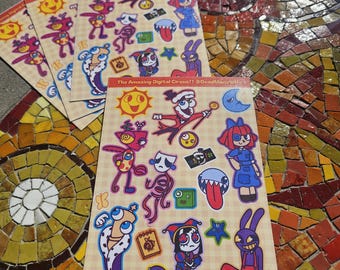 The Amazing Digital Circus Sticker Sheet!