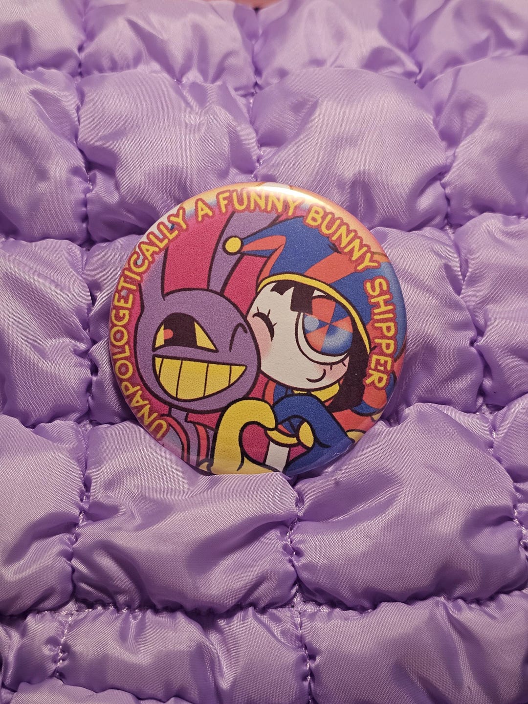 Unapologetically a Digital Circus Shipper! || Pin Back Button - Etsy
