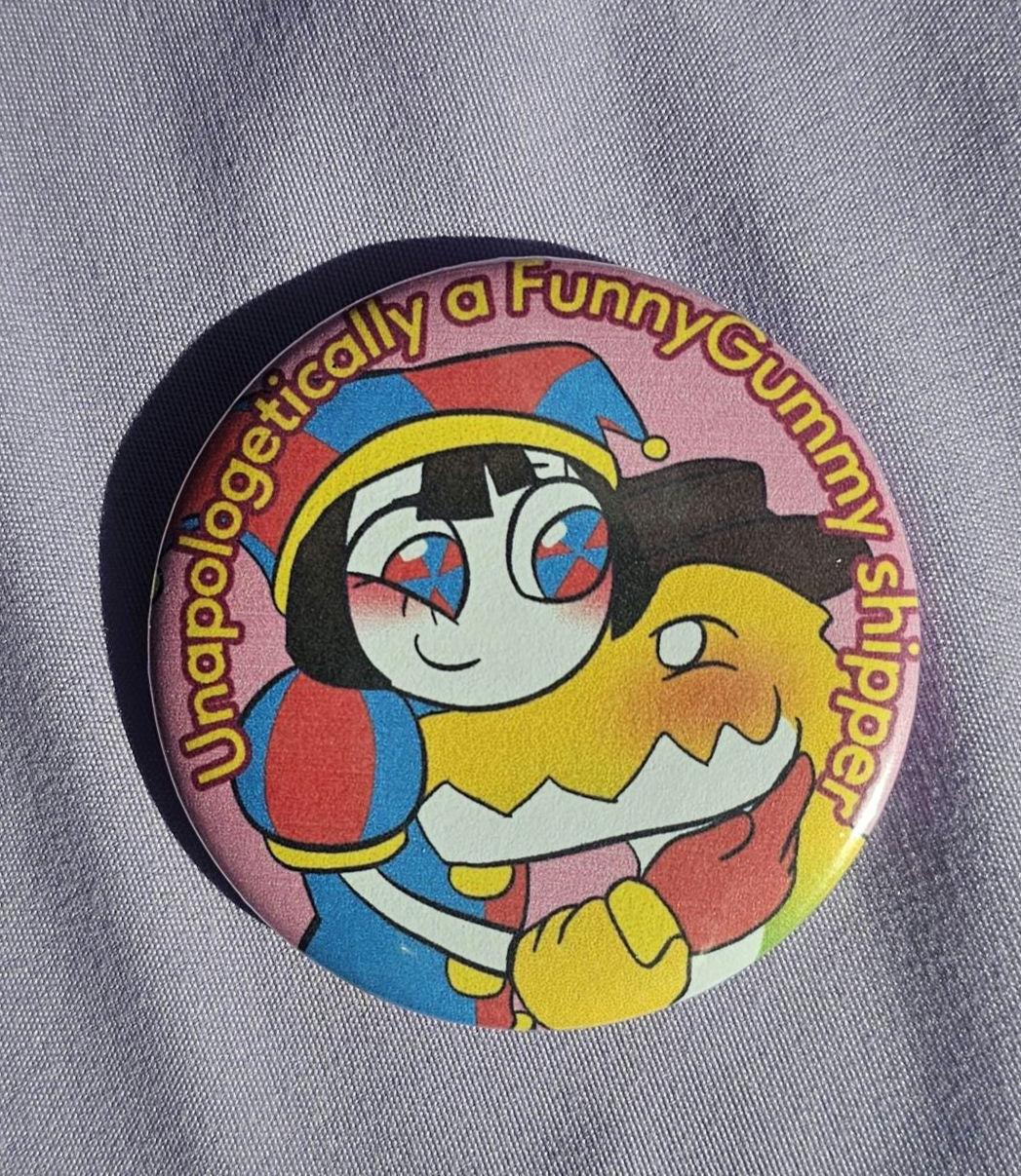 Unapologetically a Digital Circus Shipper! || Pin Back Button - Etsy