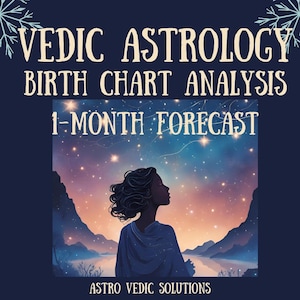 Vedische astrologie geboortehoroscoop lezen, één maand voorspelling, spirituele begeleiding, gepersonaliseerde astrologische voorspelling via dierenriemwetenschap