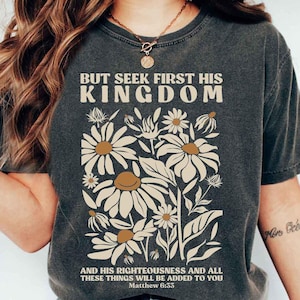 Comfort Colors® Christian Shirt, Christian Gifts, Inspirational Shirt, Religious Shirt, Bible Verse Shirt, Faith Shirt, Gift for Christian