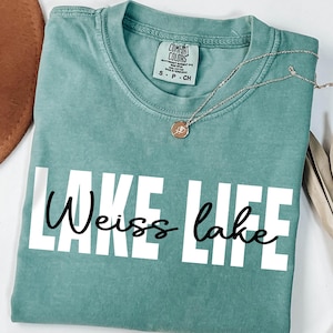 Custom Lake Life Shirt, Personalized Lake T-shirt, Lake House Gift, Lake Lover Shirt, Lake Camping T-shirt, Lake Vacation Tee, Summer Shirt