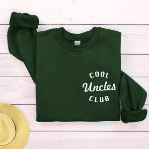 Cool Uncles Club Sweatshirt, Pregnancy Announcement Shirt for Uncle, Cool Uncle Sweater, Gift for New Uncle, Funny Gift for Uncle to Be
