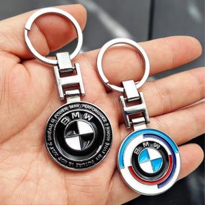 BMW Metal Keychain ,BMW Logo Emblem Keychain, Car Accessories keychain, Gift for her