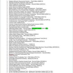 Complete Psychoeducational Assessment / Testing Report Template / Shell ...
