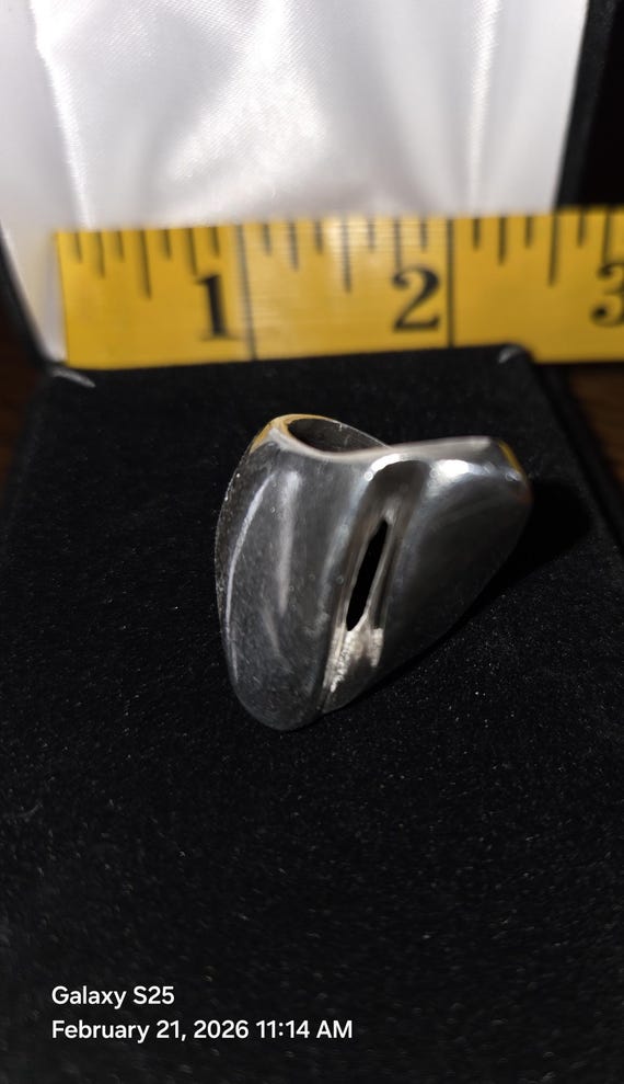 Unique silver ring - image 1