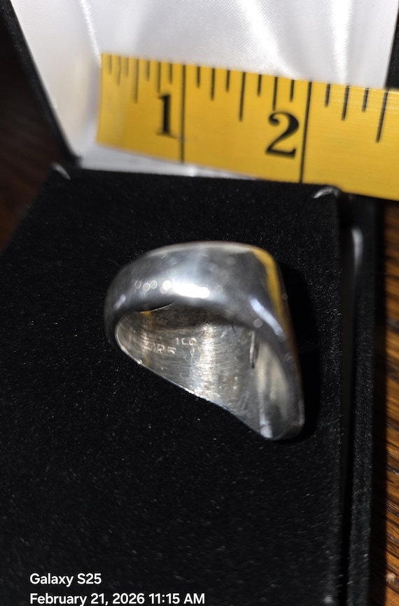 Unique silver ring - image 2