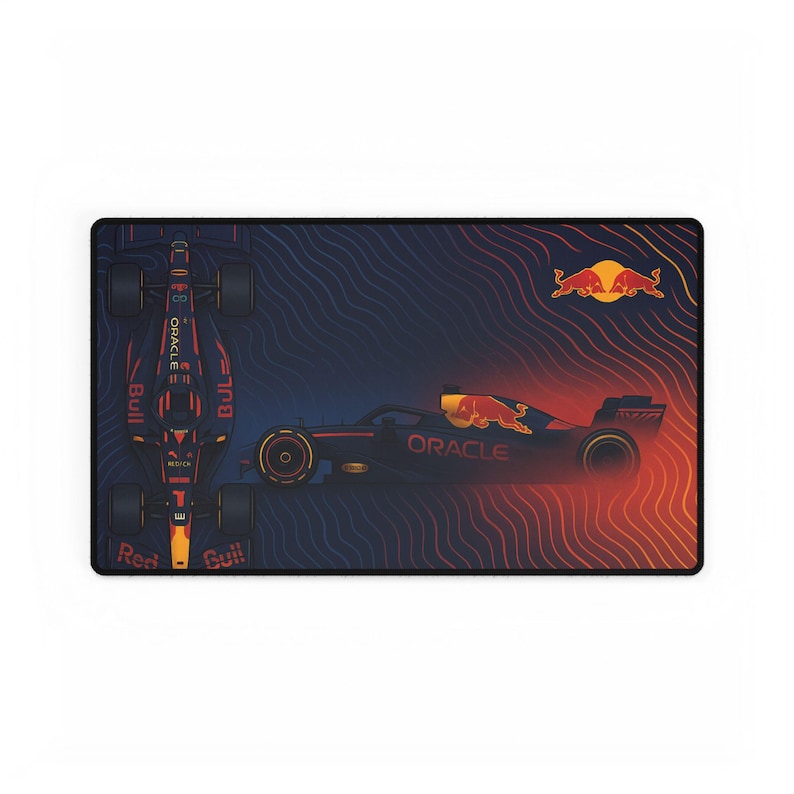 Red Bull Racing Formula Car Desk Mat | Motorsport Track Mousepad - Etsy