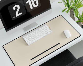 Minimal Abstract Sun Desk Mat | Large Mouse Pad