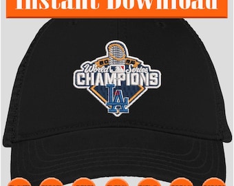 Embroidery design for World Series 2025 cap, version 2