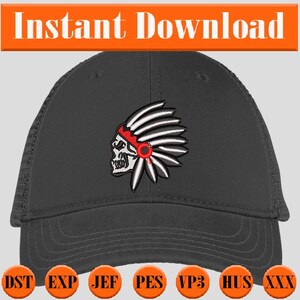 Apache-Stickerei-Design