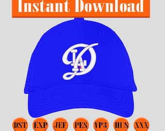 Dodgers embroidery design