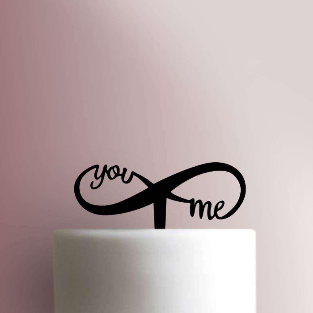 You and Me Infinity - Acrylic Cake Topper - Etsy