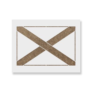 Alabama State Flag Stencil