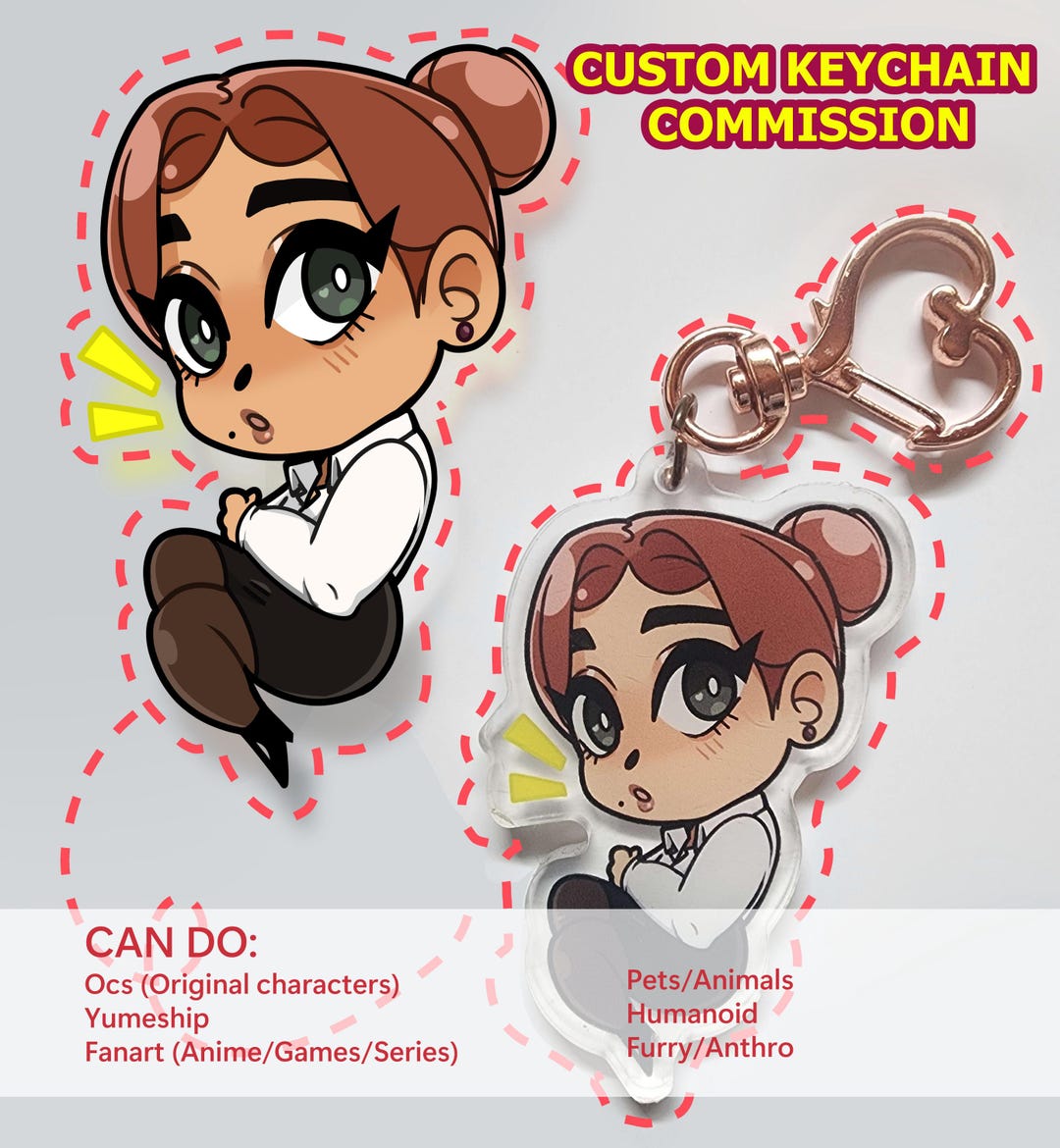 CUSTOM KEYCHAIN COMMISSION (personalized/made to Order) - Etsy