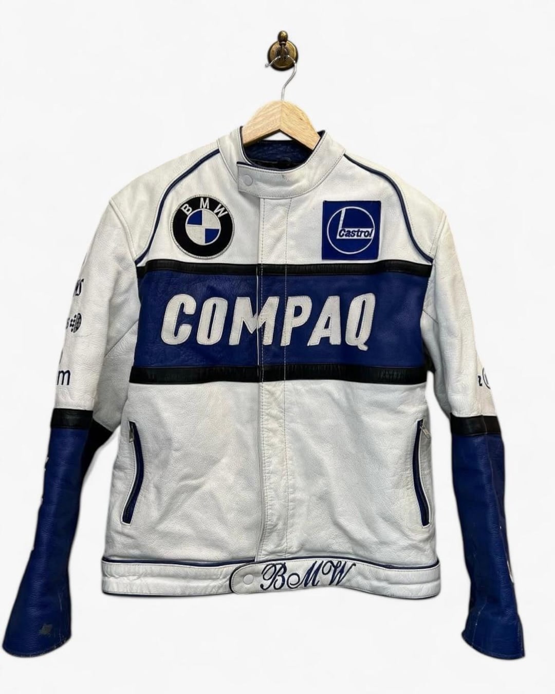 BMW Compaq Leather Jacket - Etsy