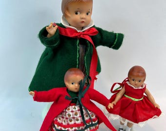 Effanbee Patsy Holiday Family Trunk Set